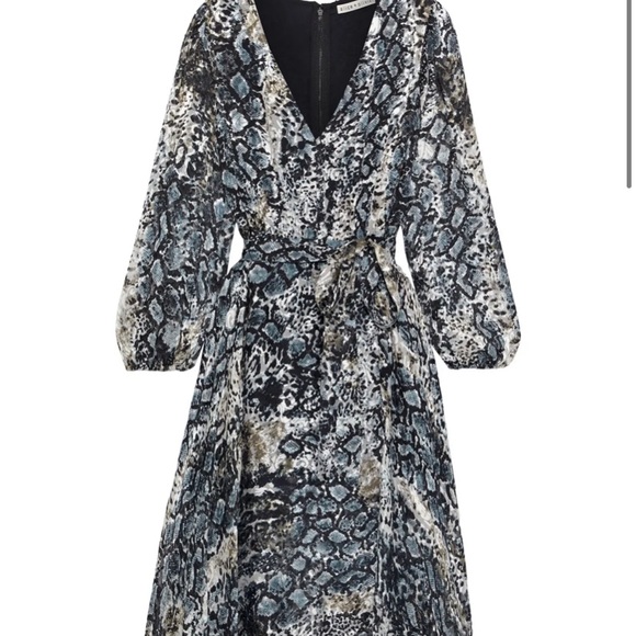 NWT Alice + Olivia Snakeprint dress - Picture 2 of 6